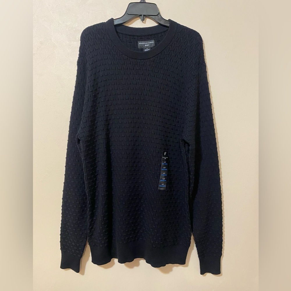 Shaquille O’Neal men’s Sweater black NWT size Large Tall